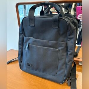 BEIS Expandable Backpack in Black